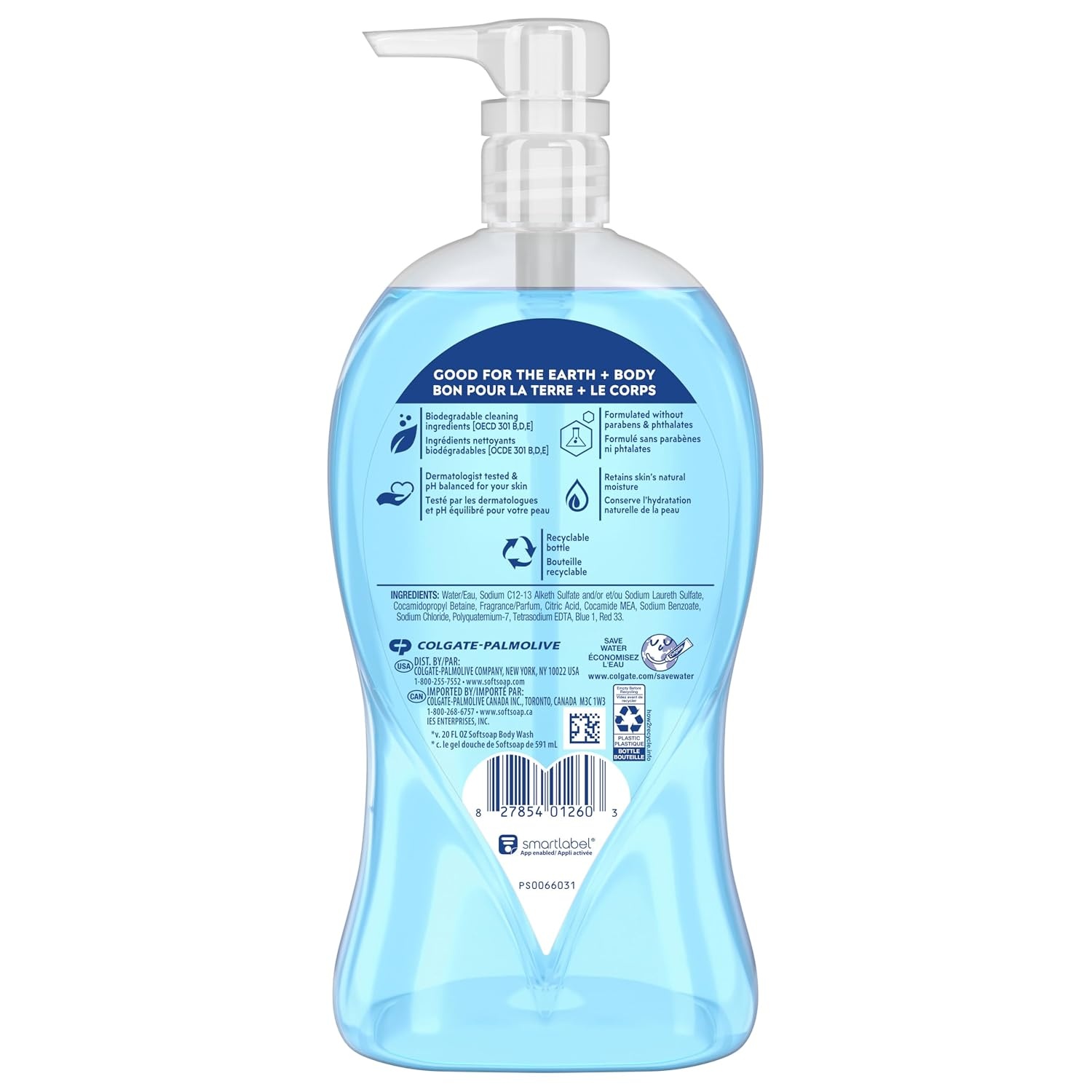 image:imageSoftsoap Body Wash Pump Coconut Butter Scrub Exfoliating Body Wash 32 Ounce Pack of 1 WHITE Package May VaryHawaiian Luau