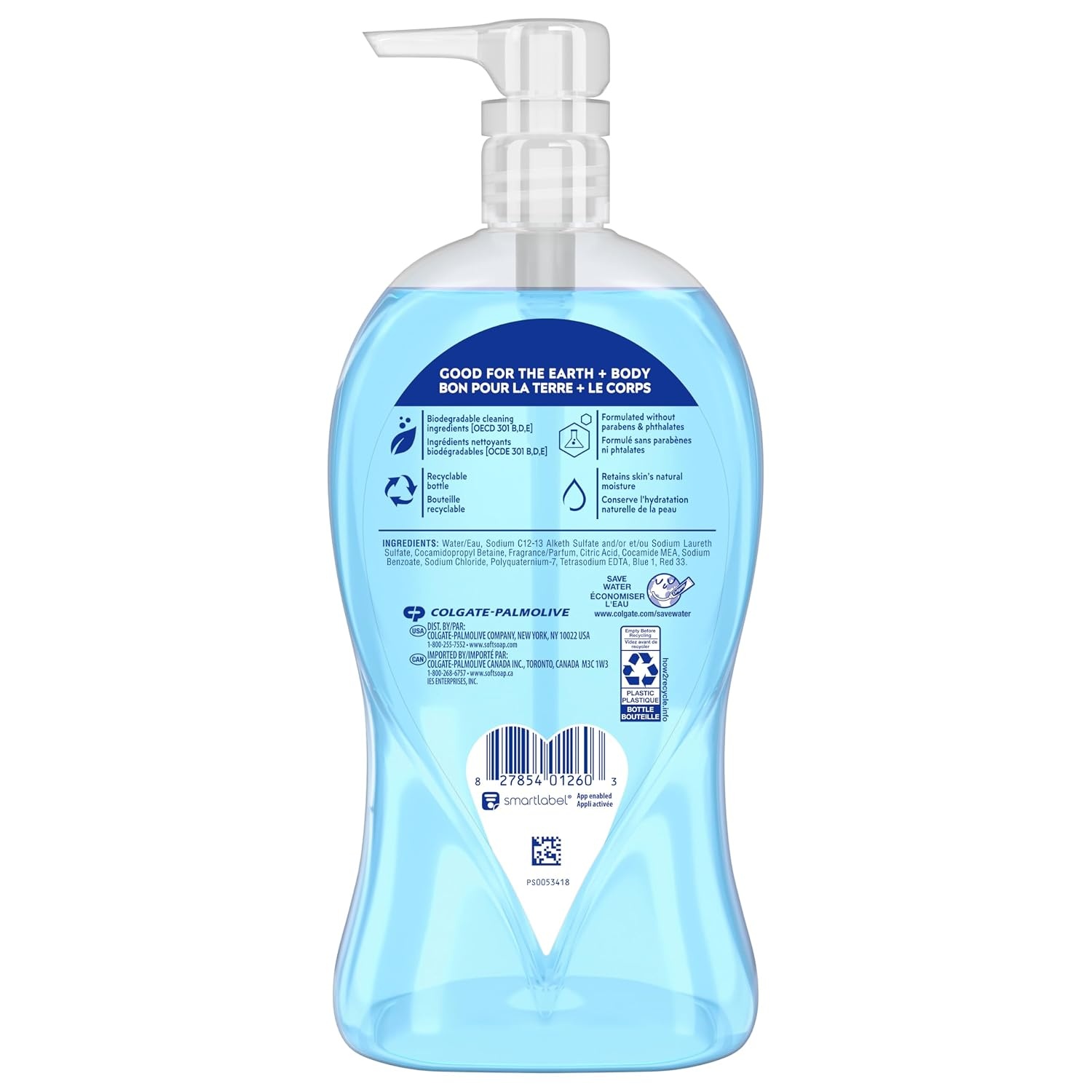image:imageSoftsoap Body Wash Pump Coconut Butter Scrub Exfoliating Body Wash 32 Ounce Pack of 1 WHITE Package May VaryHawaiian Luau
